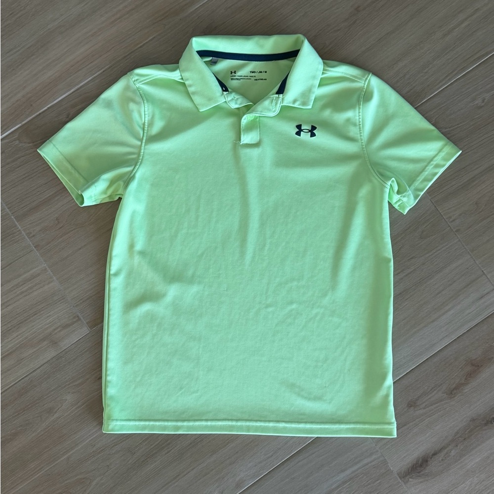 Under Armour Kids Polo Shirt - Neon Green